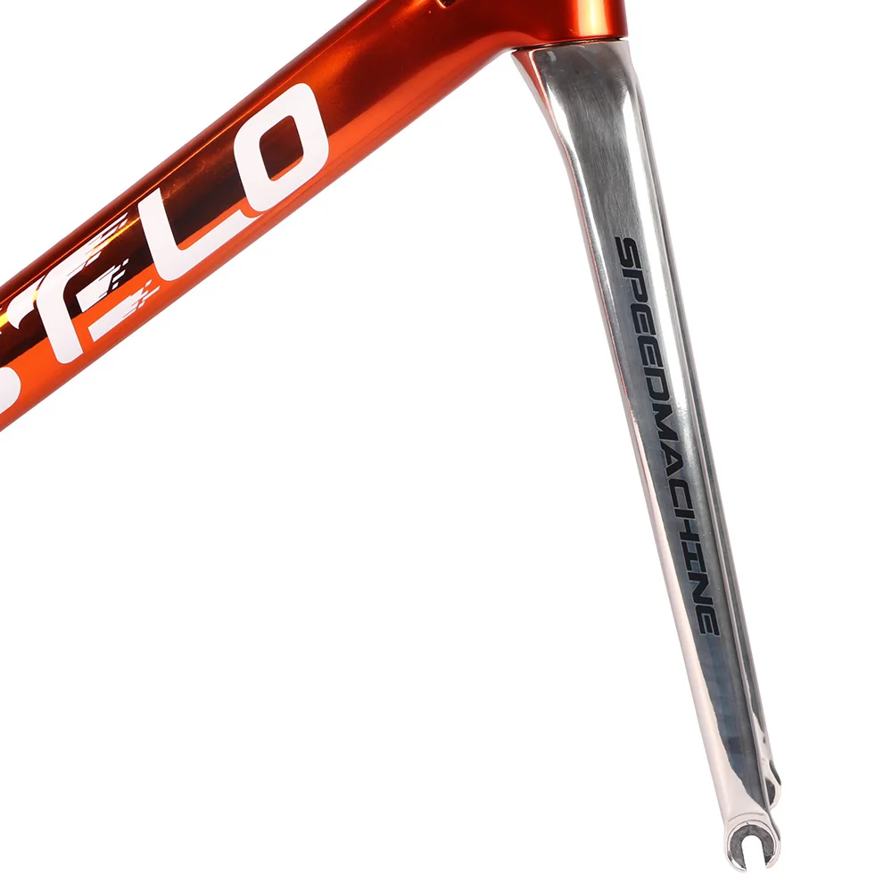 Top Costelo Speedmachine3.0 Electroplate superlight 790g disc carbon road bike frame bicycle bicicleta carbon fiber cheap frame 13