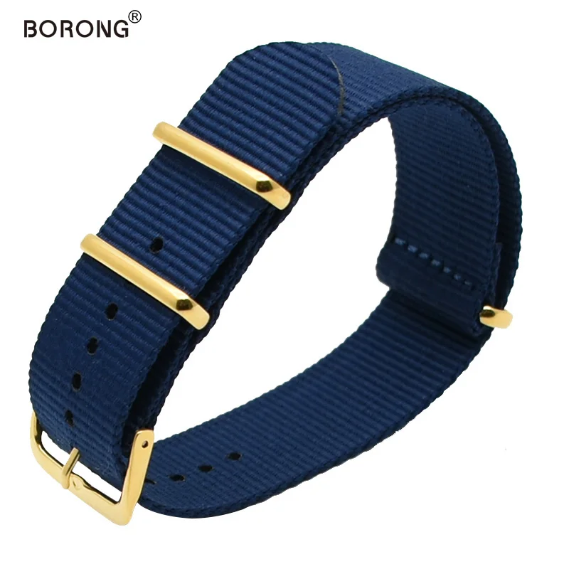 

18mm 20mm 22mm Sport Army Bracelets Black Blue Nylon Canvas Watch Strap Band New Heavy Duty Watchbands for Men Women