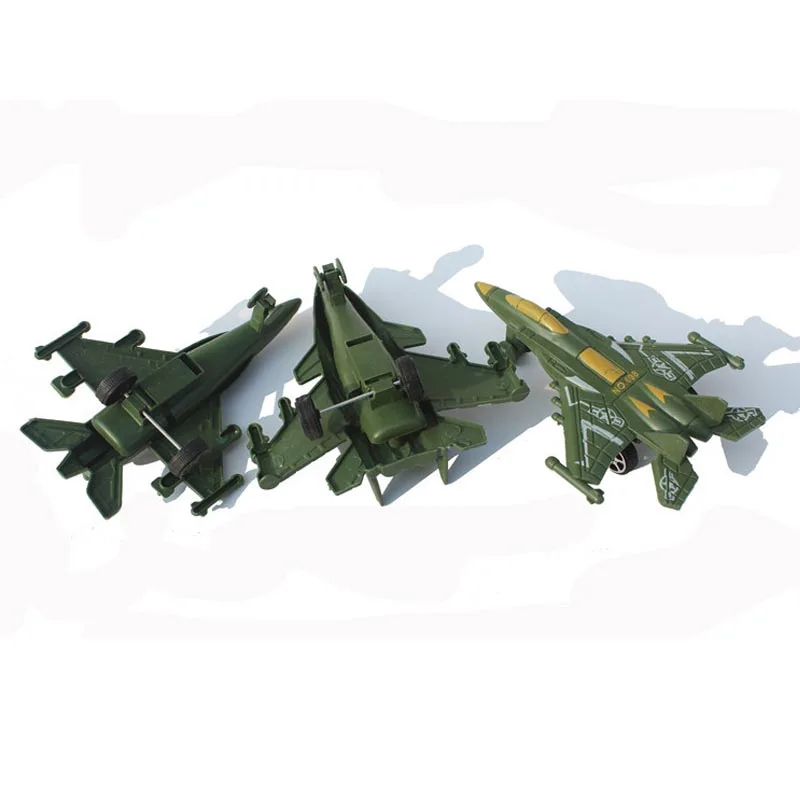 Модель самолета истребитель Jet Pulley игрушечный набор блоков 2 шт./компл. детские