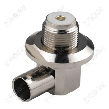 

10 Pieces UHF Female Jack SO239 Right Angle Solder Screw RF Connector For LMR400 RG8 RG213 RG214 Cable Walkie Talkie