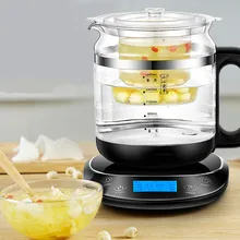 Электрический чайник поднял горшок автоматический утолщенной стекла, Электрический горячие цветок чайник жареные китайской медицины защита от перегрева