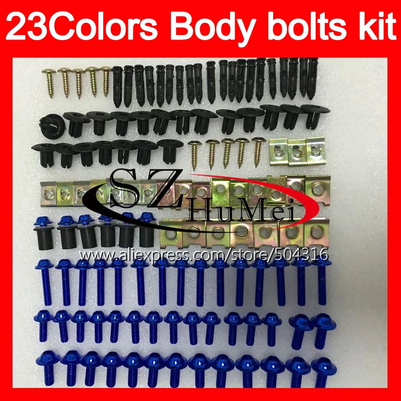 Болты Обтекатели Полный комплект винтов для HONDA CBR600RR 03 04 05 06 CBR600 RR CBR 600 2003 2004 2005 2006