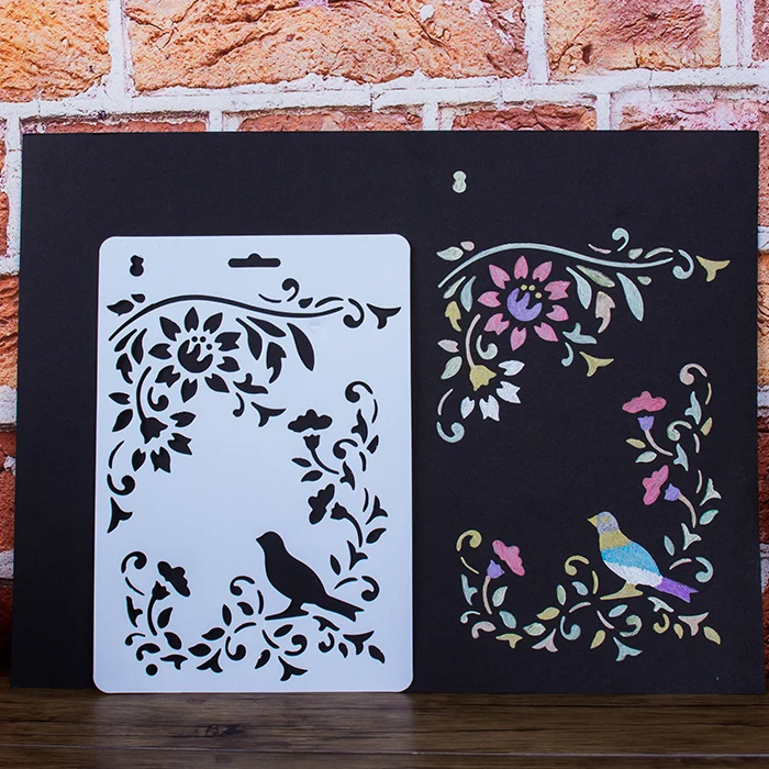 Drawing Pattern Shapes Kids Decor Props Painting Tools Stencils For DIY Album Accessories
