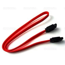 10pcs- 500pcs Red Sata Cable Serial Hard Disk Data Cord New Accessories