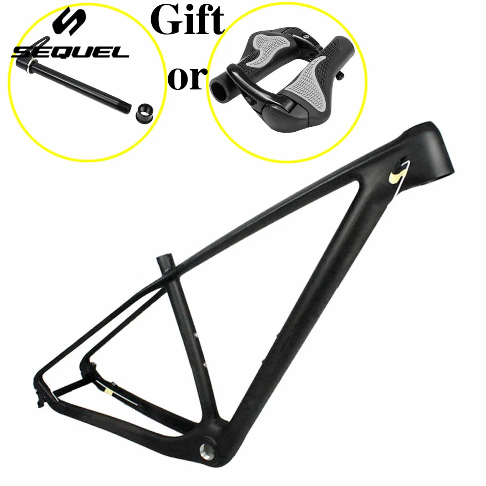 SEQUEL brand T800 карбоновая рама для горного велосипеда 29er 142*12 или 135*9 мм|carbon frame 29|mtb