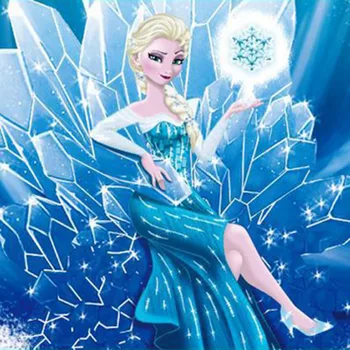 

mini DIY diamond painting cartoon princess ice queen round diamond art embroidery cross stitch mosaic best gift for child kids