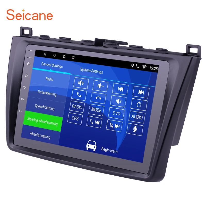 

Seicane 2Din Android 8.1/7.1 9"GPS Car Radio Multimedia Player Head Unit For Mazda 6 Rui wing 2008 2009 2010 2011 2012 2013 2014