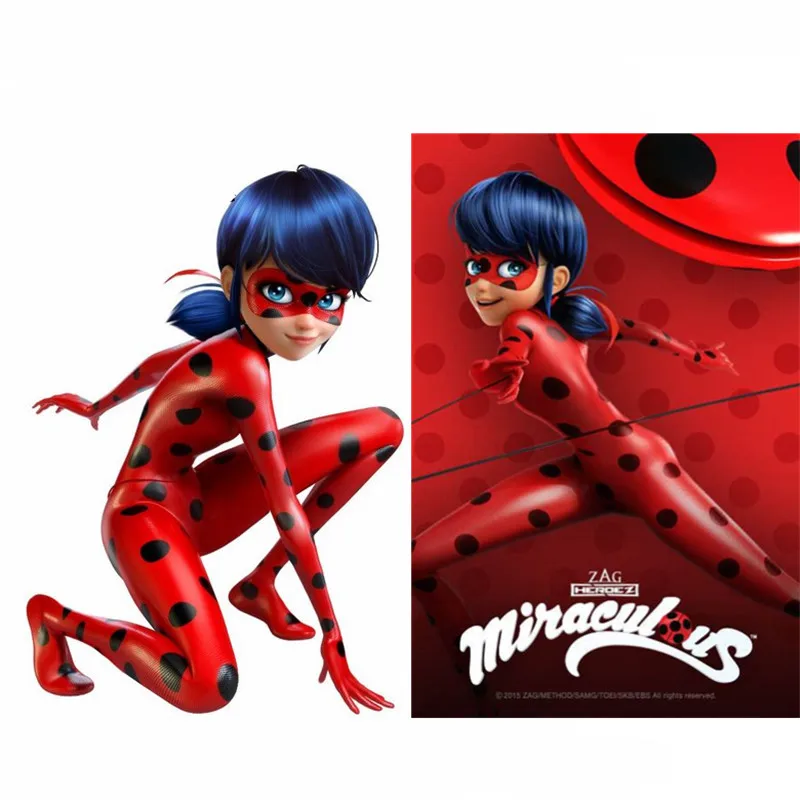 Costume Lady Bug Kids Costumes Girls Sexy Children Girl Spandex Miraculous Ladybug Cat Noir Adult Romper