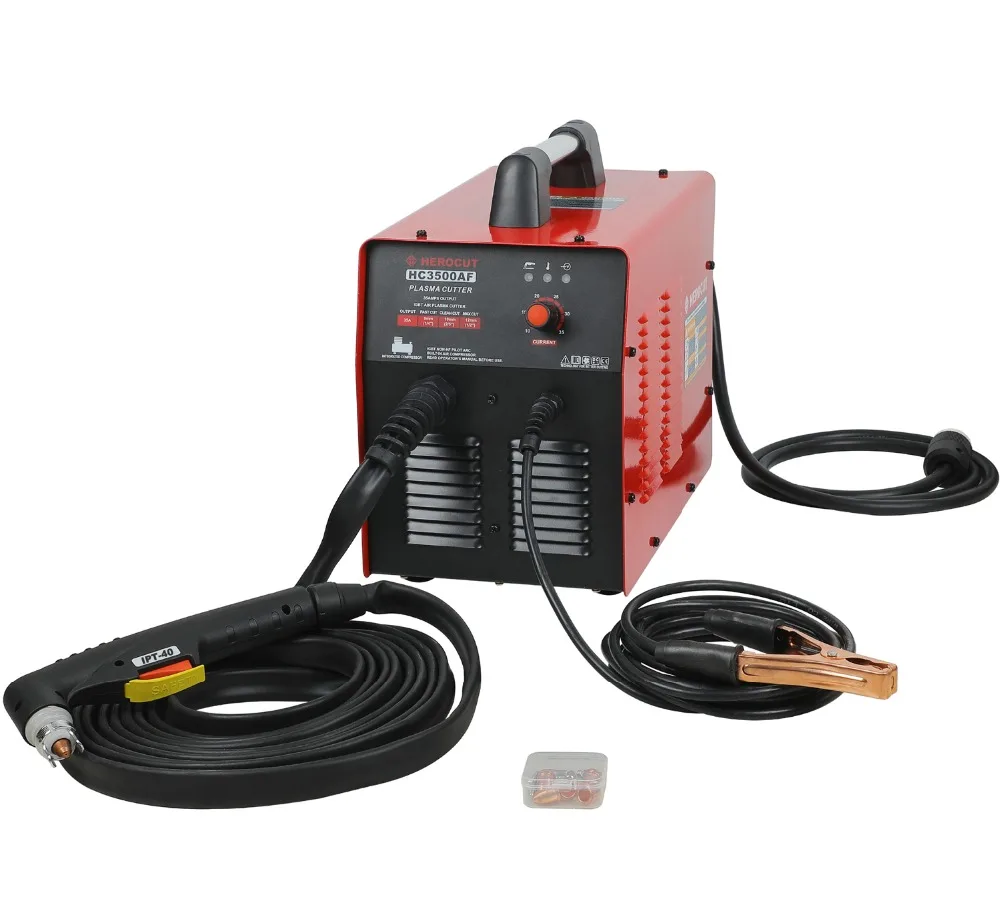

Plasma Cutter HC3500AF With Compressor 120V 35Amps Non HF Pilot Arc Plasma cutting machine 10mm Clean Cut Max Thickness 14mm