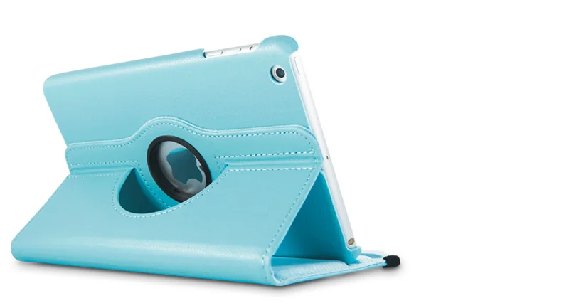 360 Degree Rotating Stand Case For Ipad Mini 1 2 3 Case PU Leather Smart Flip Cover For Funda Ipad Mini Case Cover Sleep/Wake