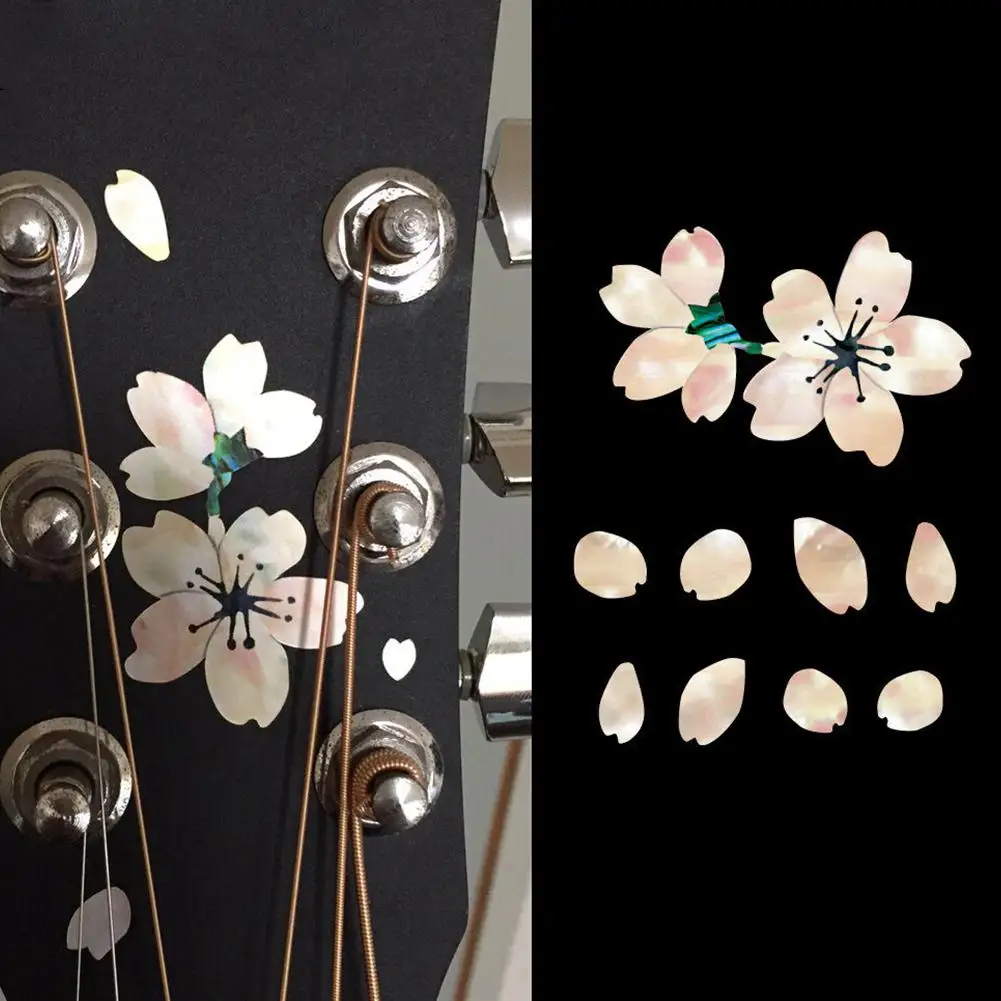 Самоклеящиеся инкрустированные наклейки для гитары Fretboard стикер вишневый цвет