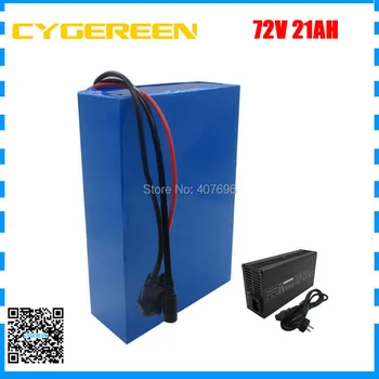 

2500W 72V e scooter ebike battery 72V 20AH Lithium battery pack use for samsung 3500mah cell 40A BMS with 84V 2A Charger