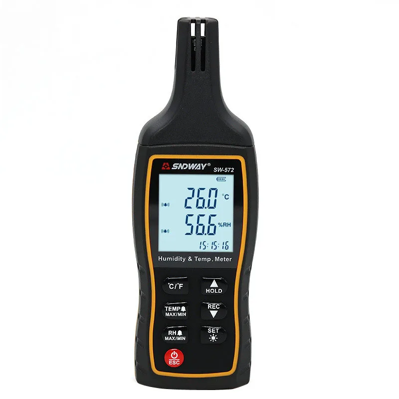 Handheld high sensitivity digital temperature and humidity meter ...
