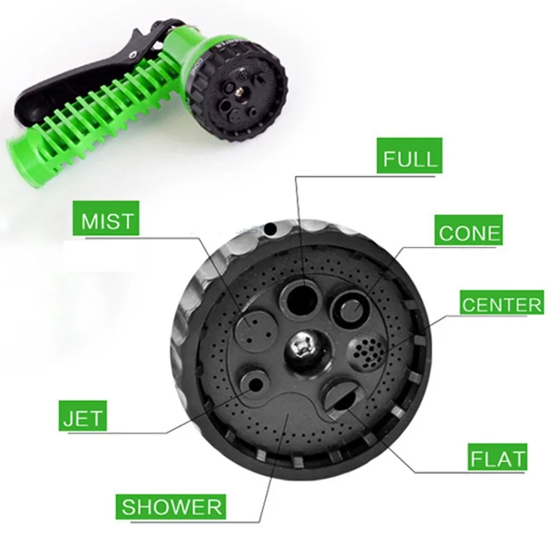 Садовый волшебный шланг, пистолет, регулируемый шланг для мытья автомобиля, силовой бластер, шланг, насадка высокого давления, струя воды, газон, Полив сада