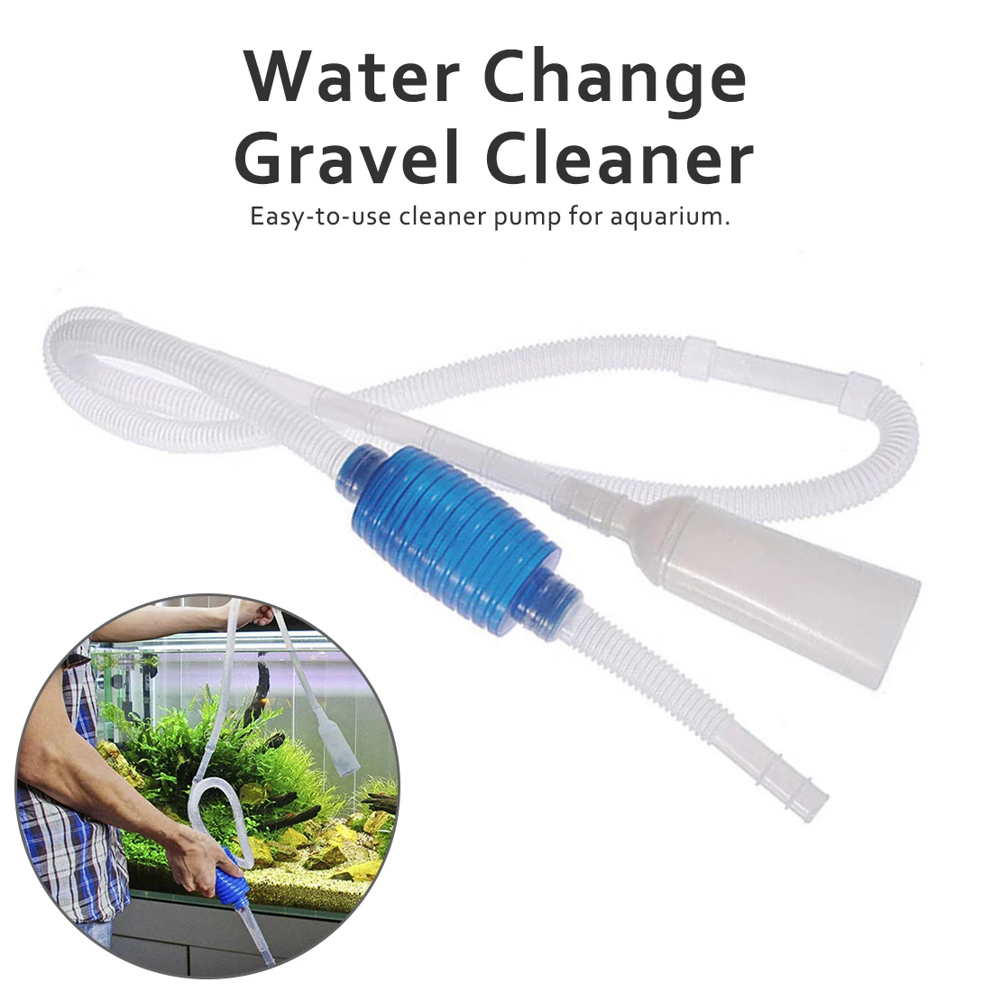 

Fish Tank Filter Cleaner Vacuum Aquarium Clean Siphon Vacuum Water Change Gravel Cleaner Fish Tank Filter Tank Cleaning Tools