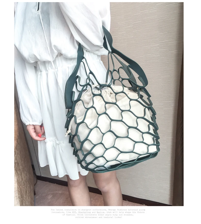 Hollow out women net bag (15)