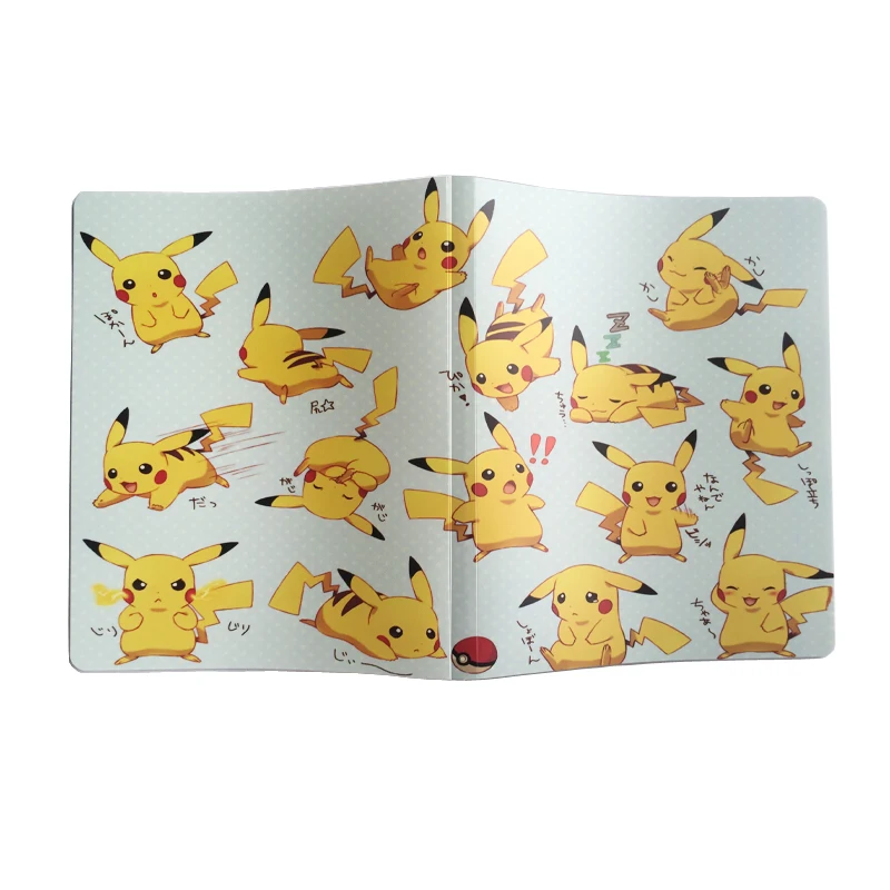 Альбом pokemon 324 карты фотографии марки коллекция 2 вида мультяшных обложек Лидер
