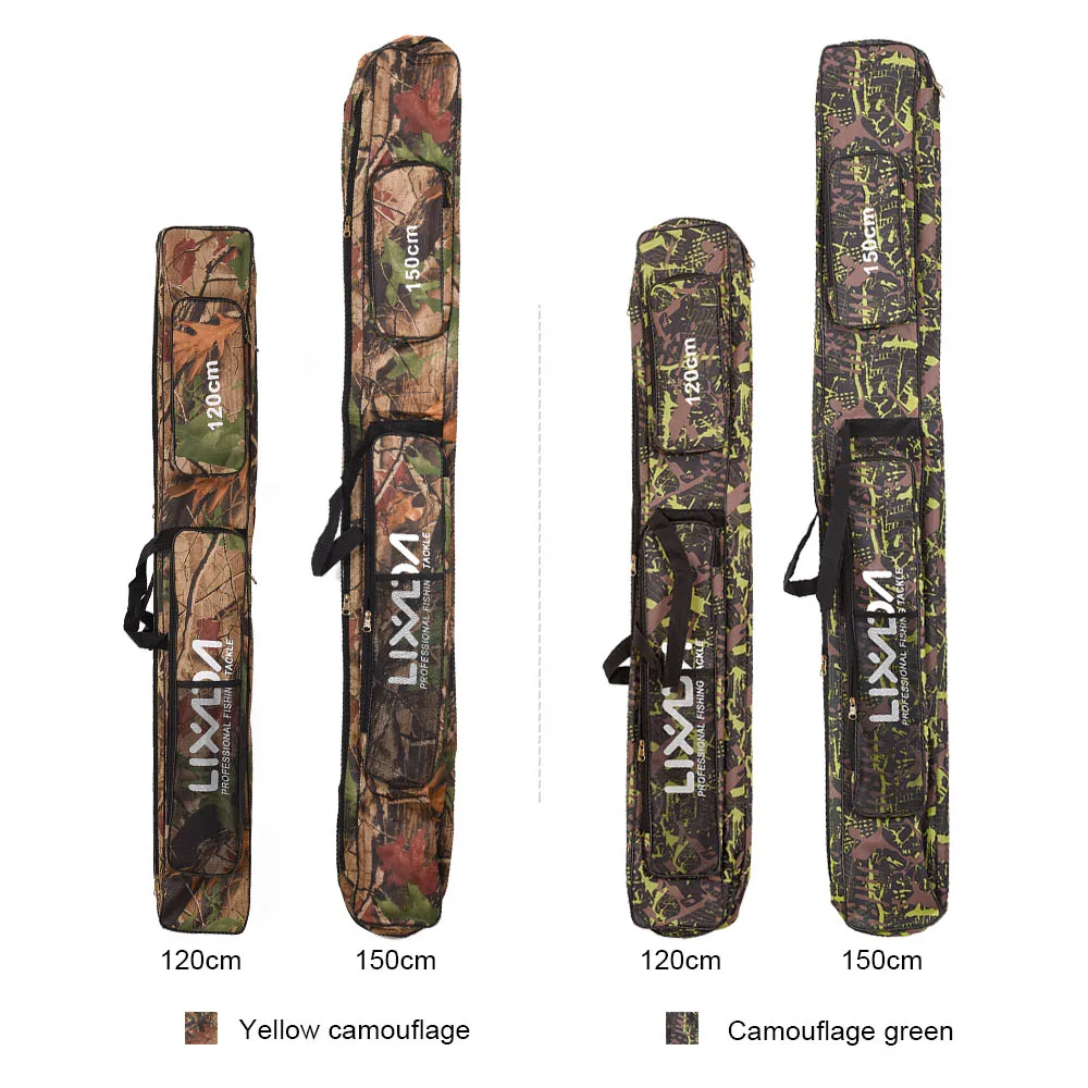 

Lixada Fishing Bag Double Layer Large Capacity Fishing Rod Tackle Bag 120/150cm