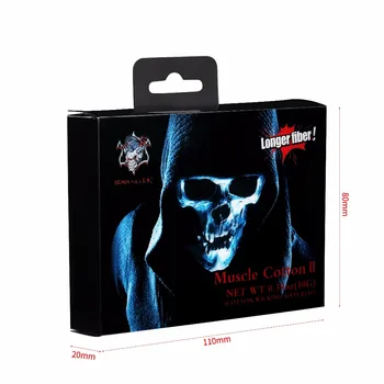 

Demon Killer Muscle Cotton Vape RTA RDA RBA Atomizer DIY Electronic Cigarette Heat Wire Organic cotton