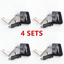 4 комплекта черный 4-контактный контакт поворотный стол головной убор для техники для других вертушек подходит для Phono вертушки головные уборы