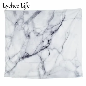 

Marble Pattern Hanging Tapestry Rectangle Hand Wash Tapestry Modern Simple Style Wall Room Home Textile Decoration