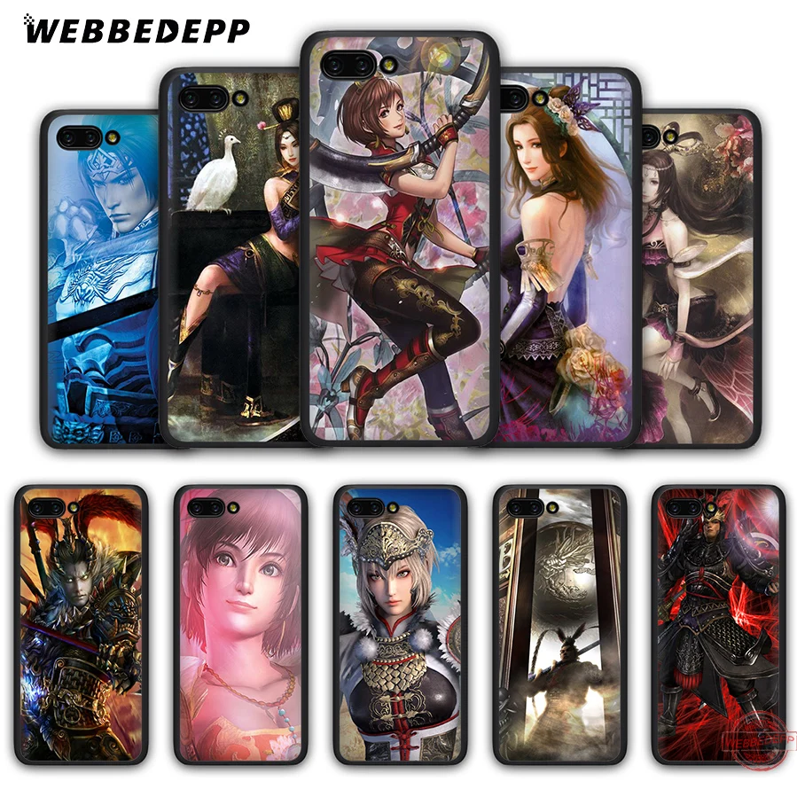 WEBBEDEPP Dynasty Warriors 8 Мягкий силиконовый чехол для Huawei Honor 8C 9 10 Note Lite 8X 7X 6A 7C 7A 2GB Pro |