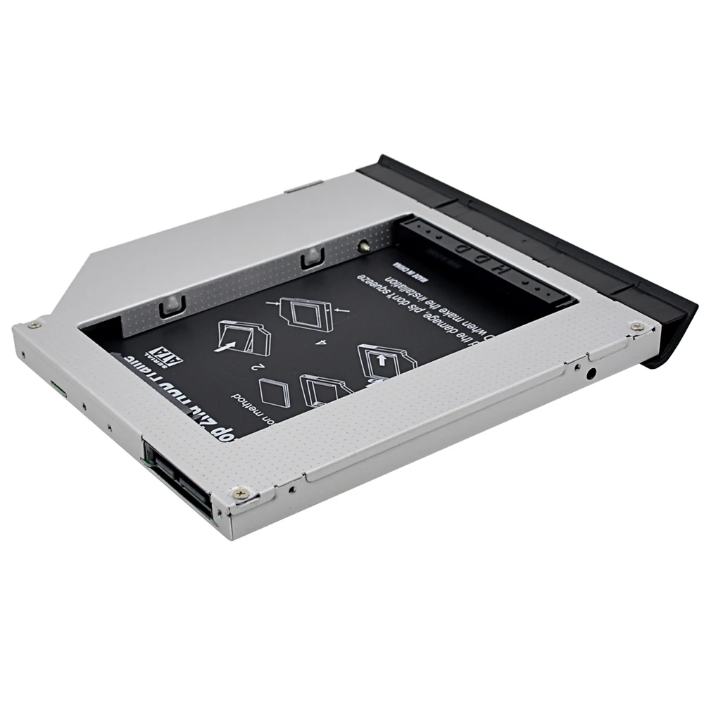 TISHRIC Caddy 9,5 Sata для Dell Latitude Inspiron E6320 E6420 E6520 E6330 E6430 E6530 2nd Hdd SSD адаптер чехол Optibay корпус