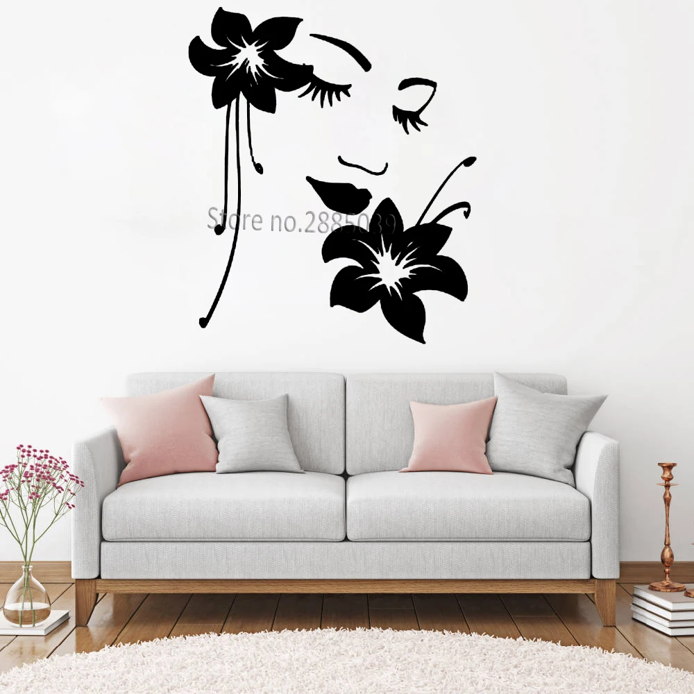 

Женские красивые наклейка глаза ресницы наклейки на стену ресницы росписи Красота салон Стиль Наклейки на стены для домашнего декора в качестве фона для дивана и LC880