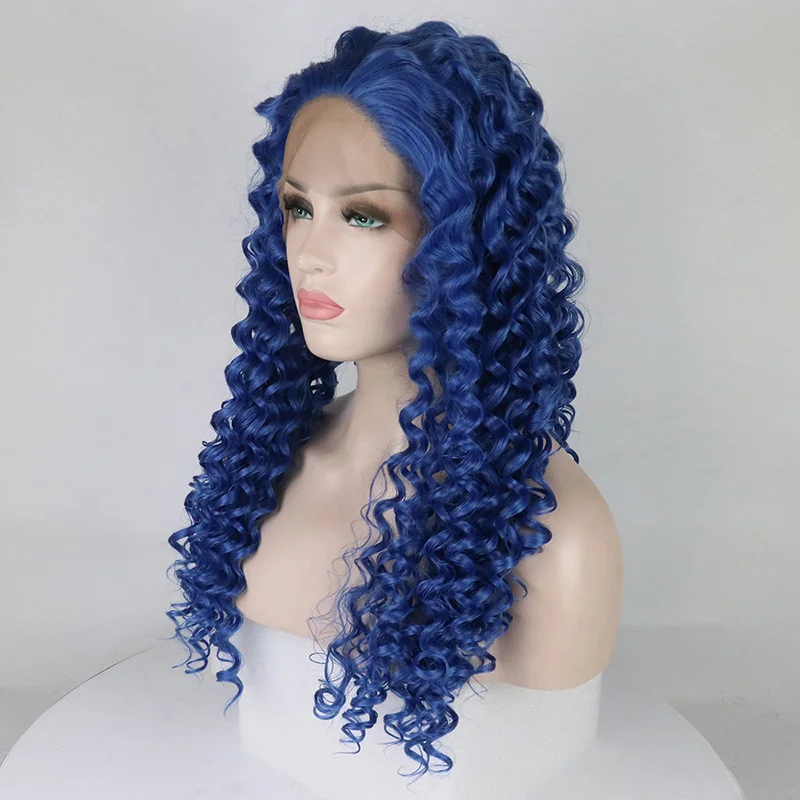 dark blue wigs
