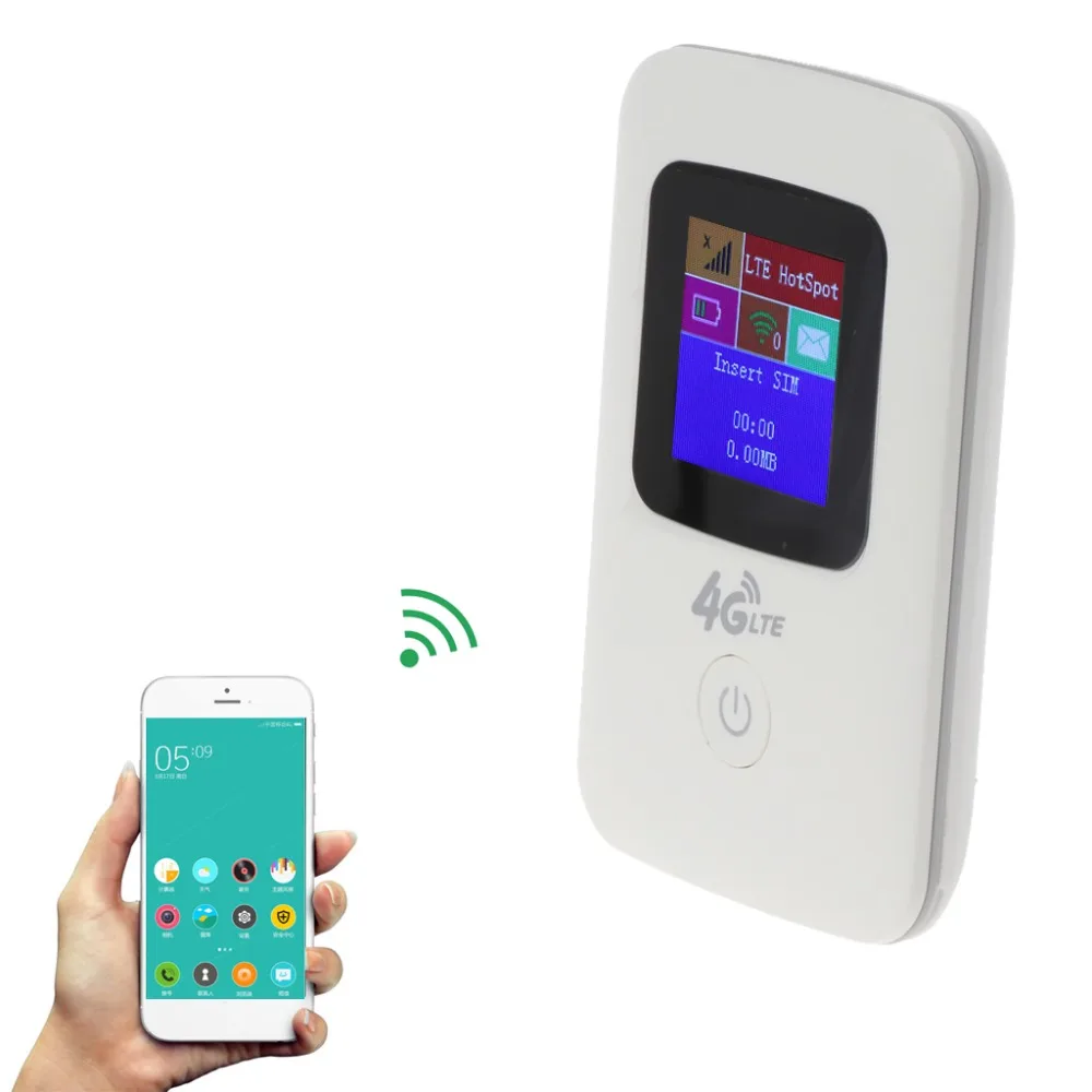 

4G Wifi Router Global Version 3G 4G Lte Portable Wireless Hotspot Sim Slot with Display MF801s Rechargeable