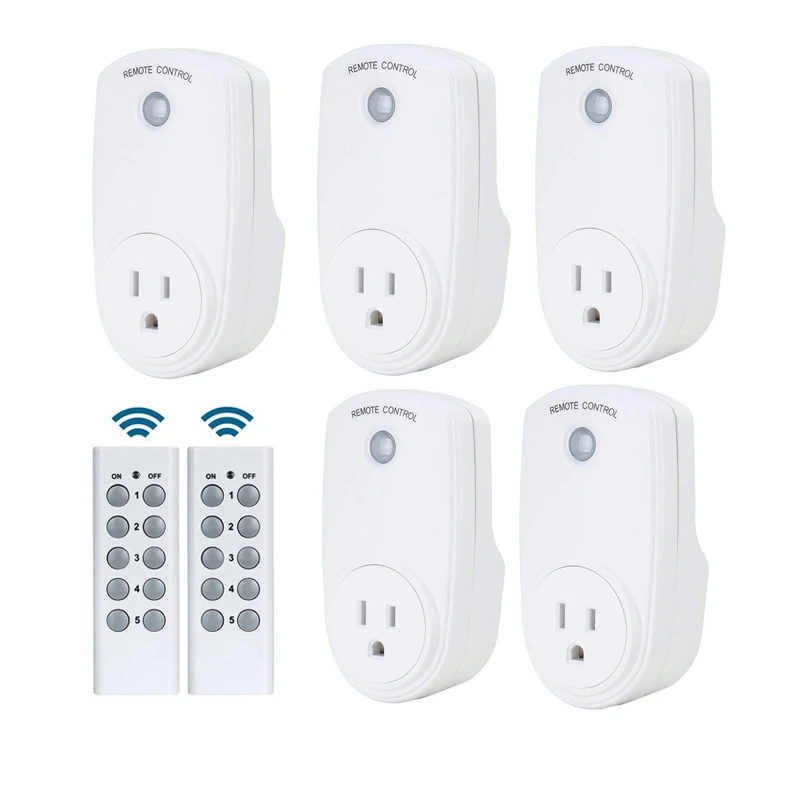 

220V Wireless Remote Control Switch Home House Power Outlet Light Switch Socket Smart Plug POP Wall Socket US Plug Power Plug
