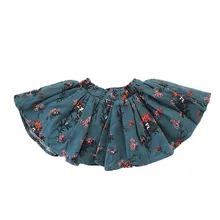 Юбки для маленьких девочек модная праздничная одежда принцессы Летняя Детская танцевальная юбка с цветочным принтом