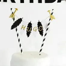 Заказной торт баннер, день рождения вечерние украшения, babdy вечерние украшения, первый день рождения конфетти, День Рождения вечерние, кожа и стрелы