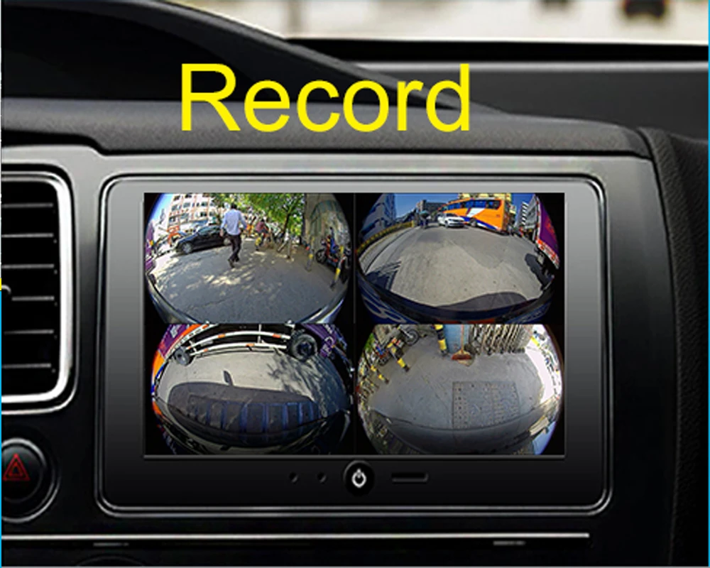 1080P 360 bird View Surround BirdView Автомобильный видеорегистратор с системой парковки для Toyota highlander