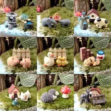 Set Of 3x Animal 2017 Top Selling DIY Fairy Garden Ornament Miniature Resin Figurine Craft Plant Pot Decor AL3310
