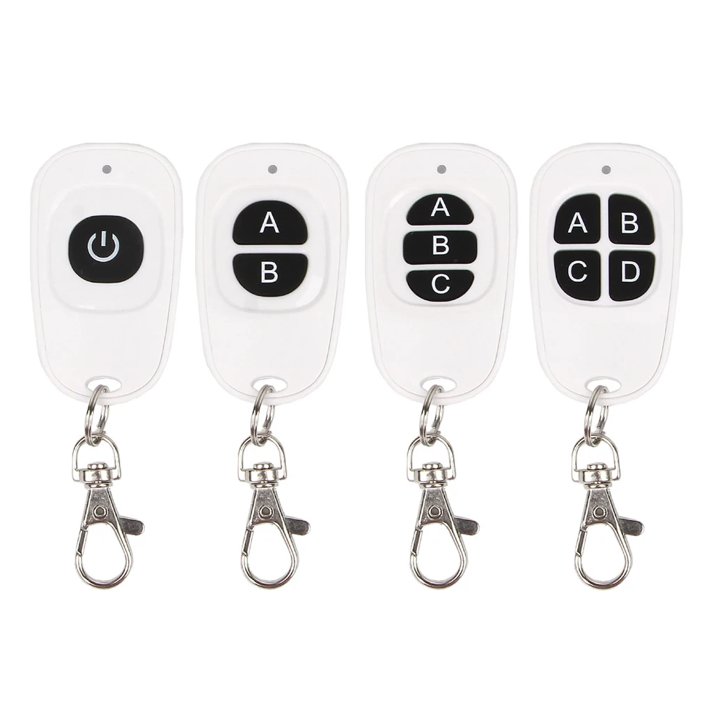 

1CH 2CH 3CH 4CH RF Wireless Remote Control 1-4 Button Transmitter 433 MHz EV1527 21#23dropshipping
