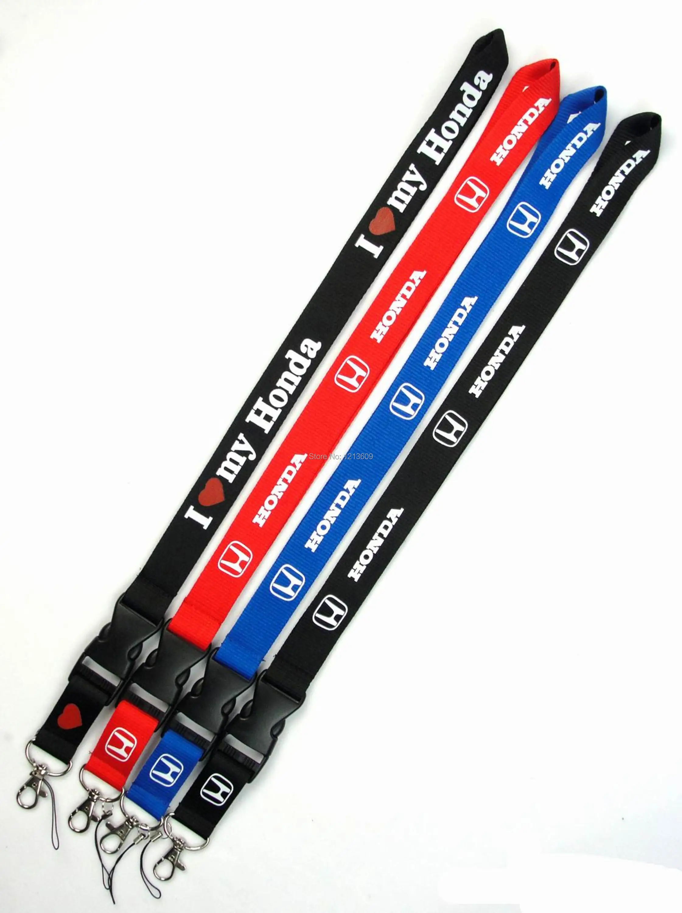 Hot 50 pcs Mix Car Logo Lanyard/ MP3/4 cell phone
