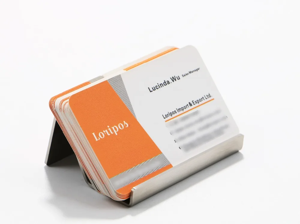 Porte-Cartes de Bureau Pratique et Durable ATATMOUNT Porte-Cartes de Visite Professionnel en Bois