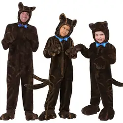 Ирек новый костюм для Хеллоуина волк Тото Dog Deluxe черный Косплэй костюм