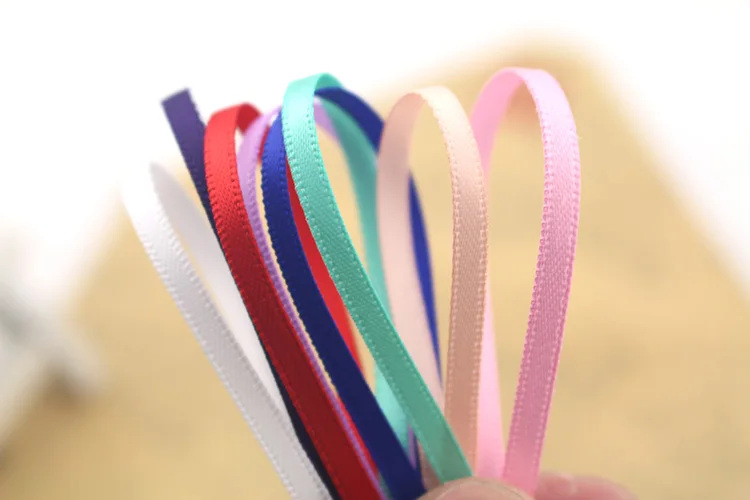 500 yards 1/8 inch gift satin ribbon customized gift ribbon hair ribbon