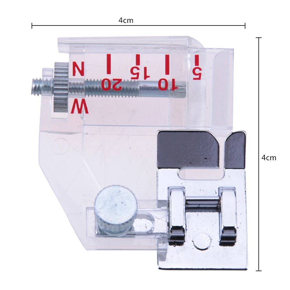 1 шт. оснастки на регулируемые смещения Биндер лапка средства ухода за кожей стоп для швейных машин косая бейка стопы полезные швейная фурнитура