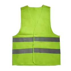 Светоотражающий Жилет защитная одежда видимость безопасность жилет куртка светоотражающие полосы рабочая одежда униформа Одежда Горячая