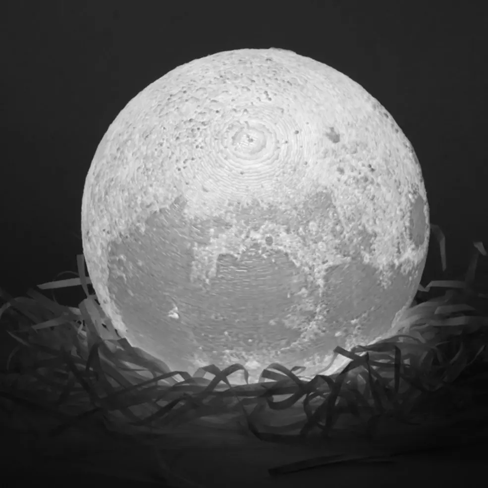 

20CM Novel 3D Full Moon-Shaped LED Light Magical Indoor Bedroom Reading Lunar Lamp