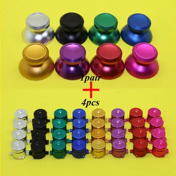 

YX-152 8 Color Alloy Metal Bullet Buttons + Control cap Set For PlayStation 4 PS4 Controller