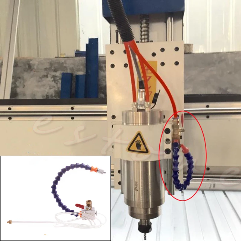 Blue Mist Coolant Lubrication Spray System Unit for CNC Lathe Milling Machine FU May22