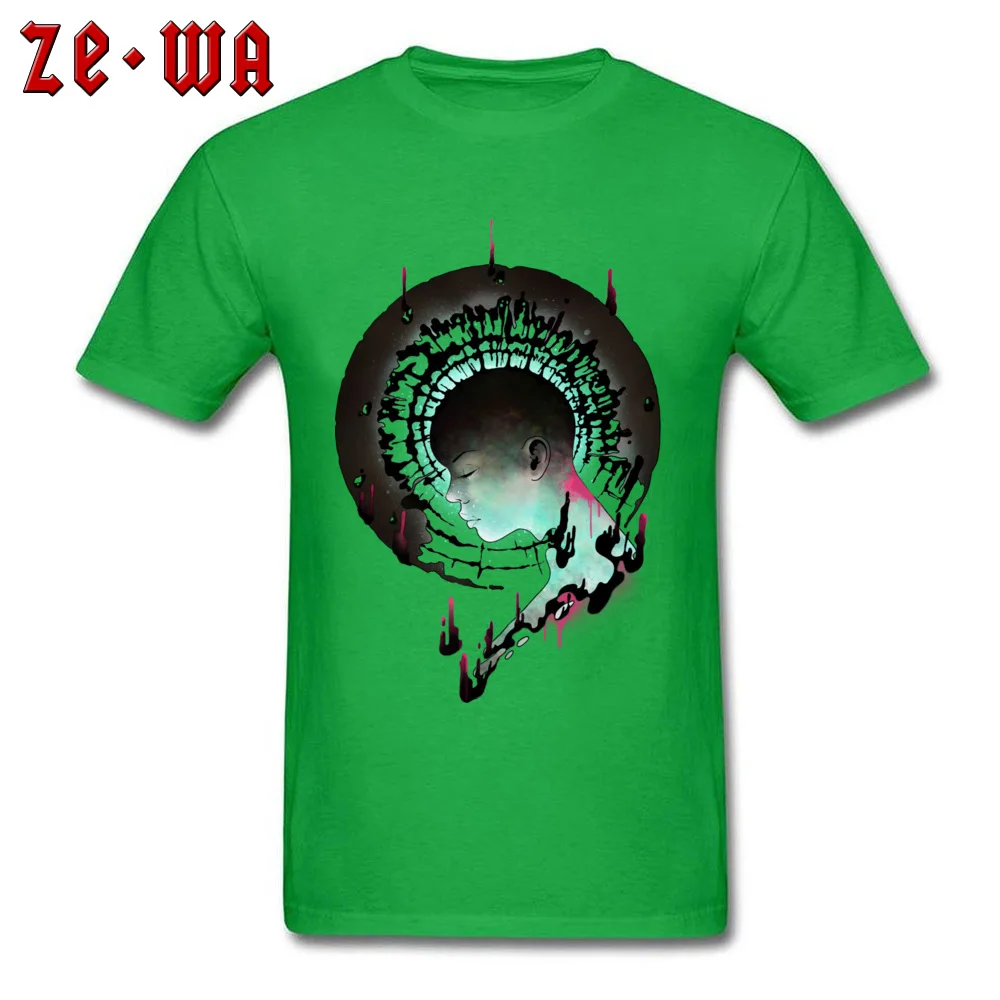 Elemental 100% Cotton T Shirt for Men Short Sleeve Funny Tees Oversized Fall Round Neck T Shirts Design Wholesale Elemental green