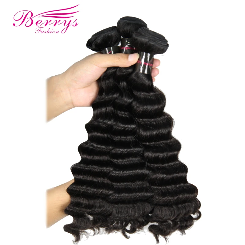 

Berrys Fashion Brazilian Loose Wave Raw Virgin Hair Bundles Deals 3PCS/Lot 100% Unprocessed Human Hair Extensions 10-28 Inch