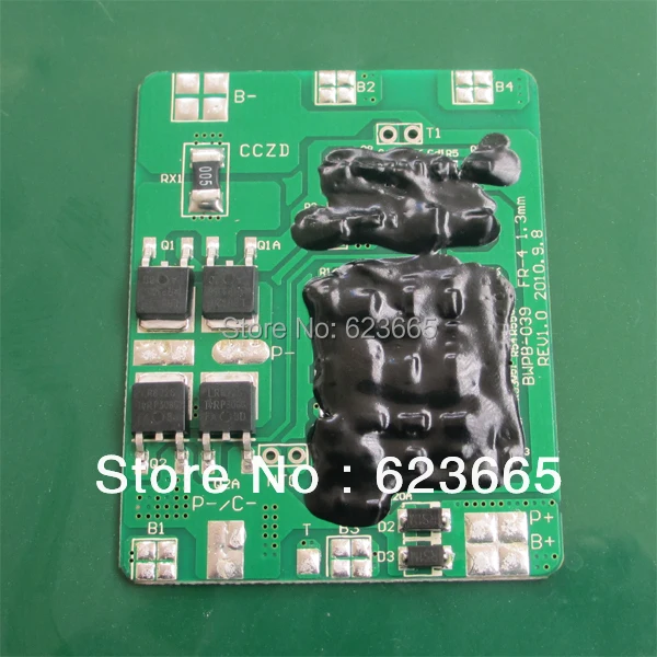 

Free Shipping 4S 12.8V LiFePO4 battery BMS 12V 10A BMS Used for lifepo4 3.2V 18650 4S battery Pack