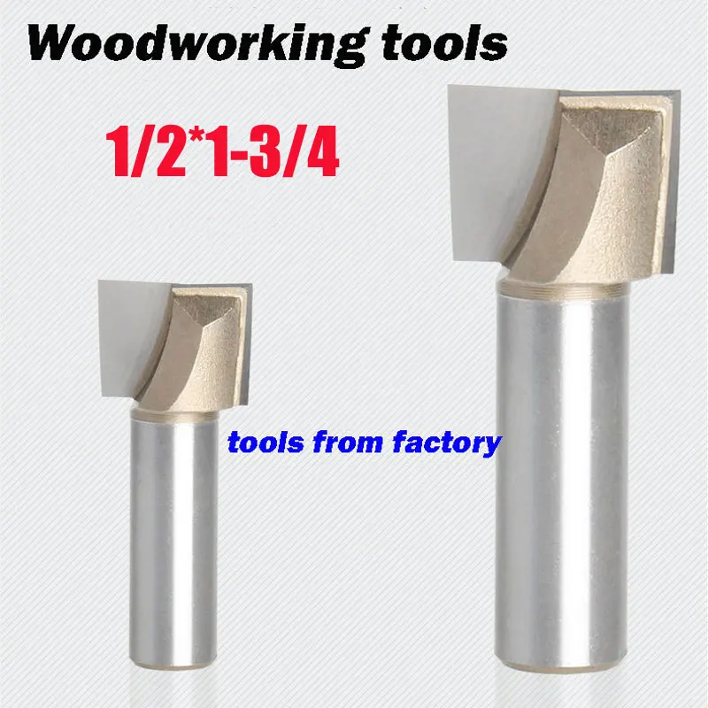 

1pc wooden router bits 1/2*1-3/4 CNC woodworking milling cutter woodwork carving tool