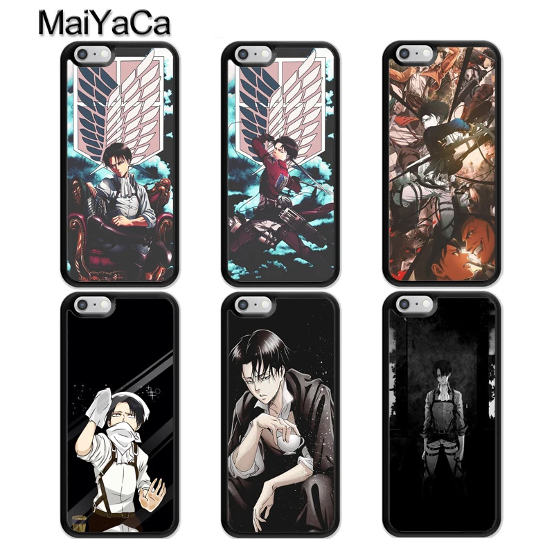 

MaiYaCa Levi Ackerman Attack on Titan Phone Case For iphone 11 Pro MAX X XR XS MAX 6 6S 7 8 Plus 5 5S TPU Back Cover Fundas